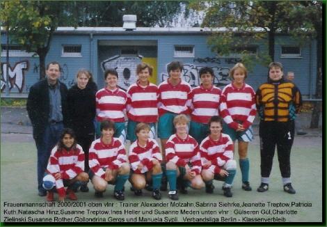 Frauen - Verbandsligamannschaft 2001